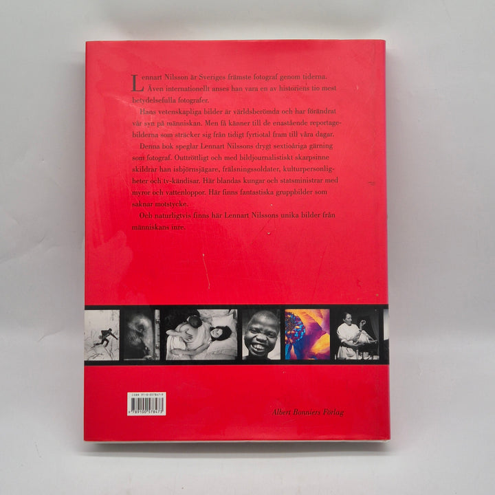 Lennart Nilsson fotobok Albert Bonniers röd