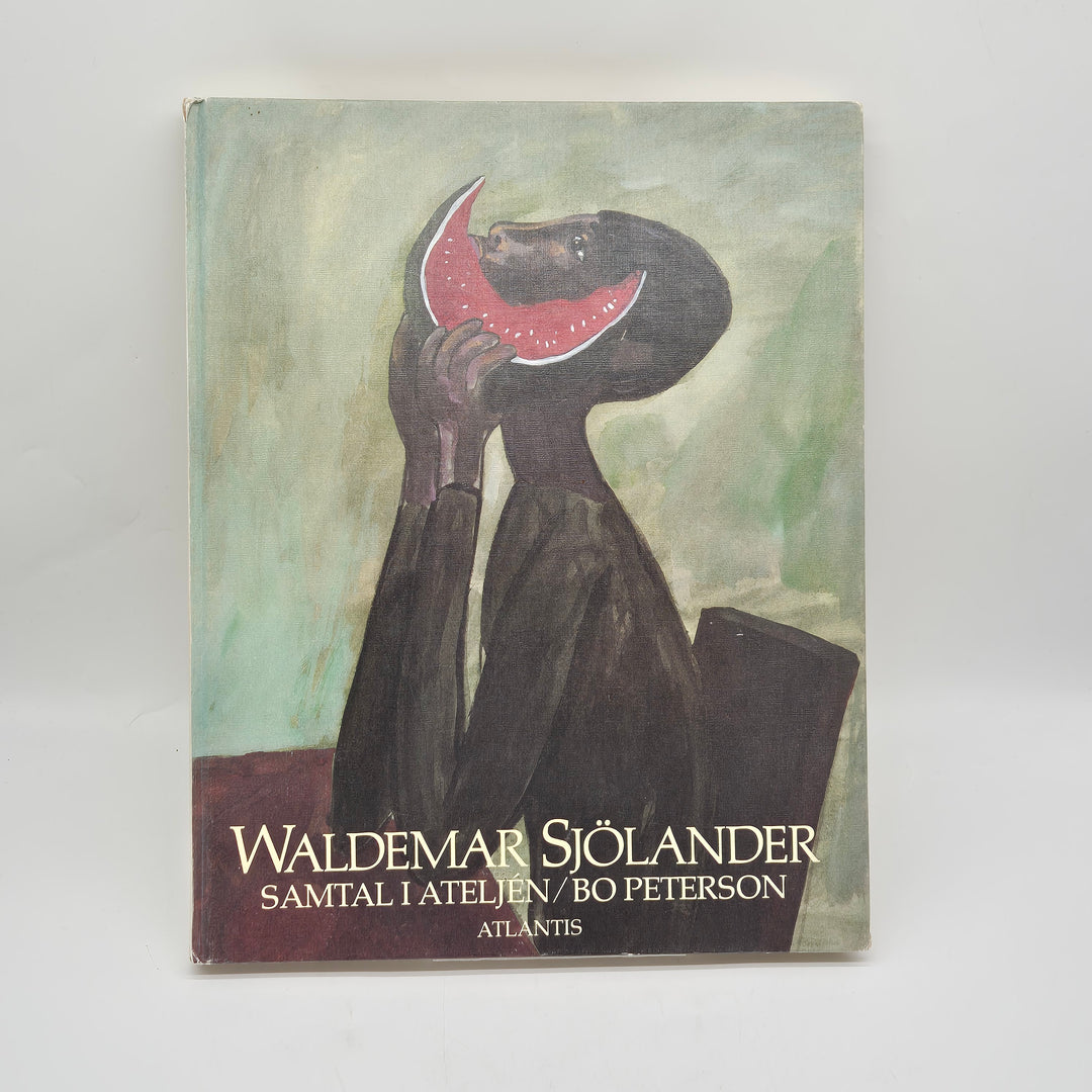 Retro konstbok Waldemar Sjölander Atlantis inbunden
