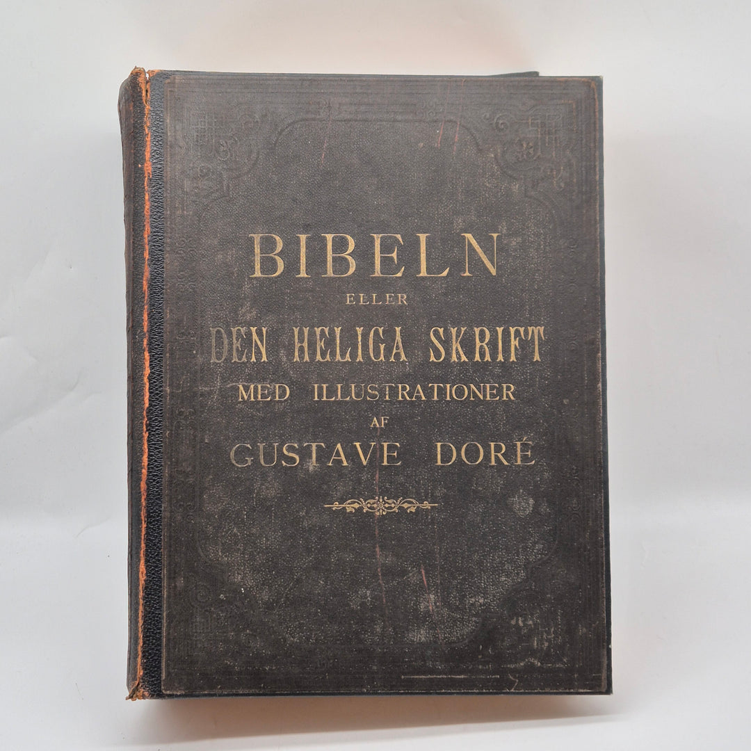 Retro dekorativ bibel Gustave Doré illustrerad