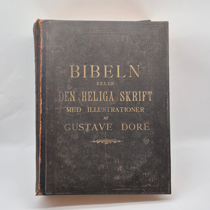 Retro dekorativ bibel Gustave Doré illustrerad