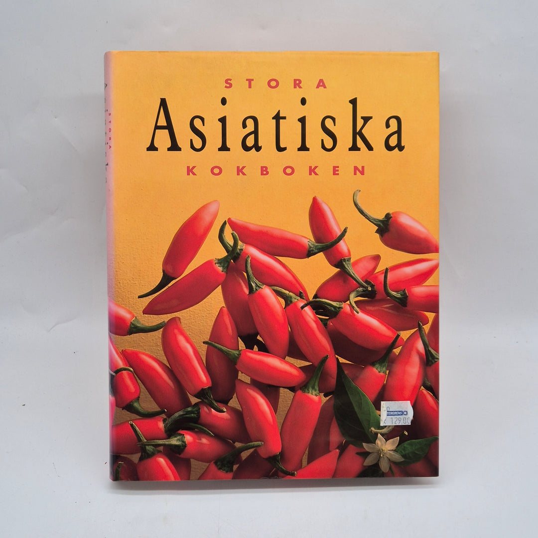Stora Asiatiska kokboken inbunden färgstark retro
