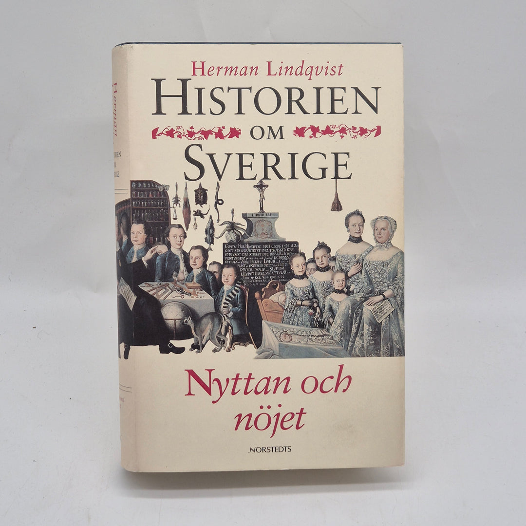 Historiens om Sverige inbunden bok Lindqvist