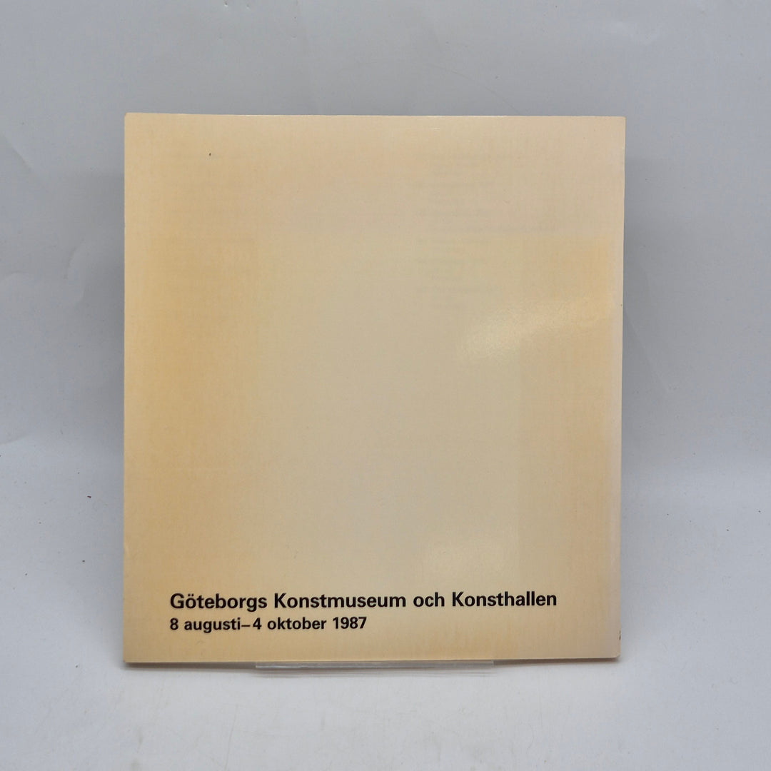 Skimrande västkust konstkatalog retro 1980-tal