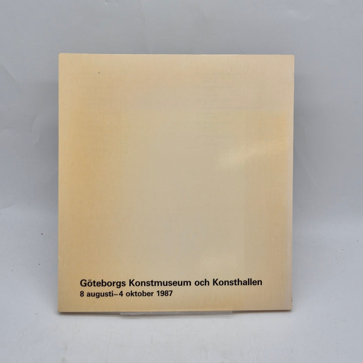 Skimrande västkust konstkatalog retro 1980-tal