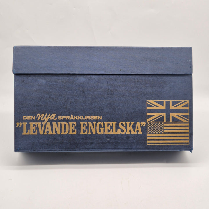 Retro språkkurs Levande Engelska blå box