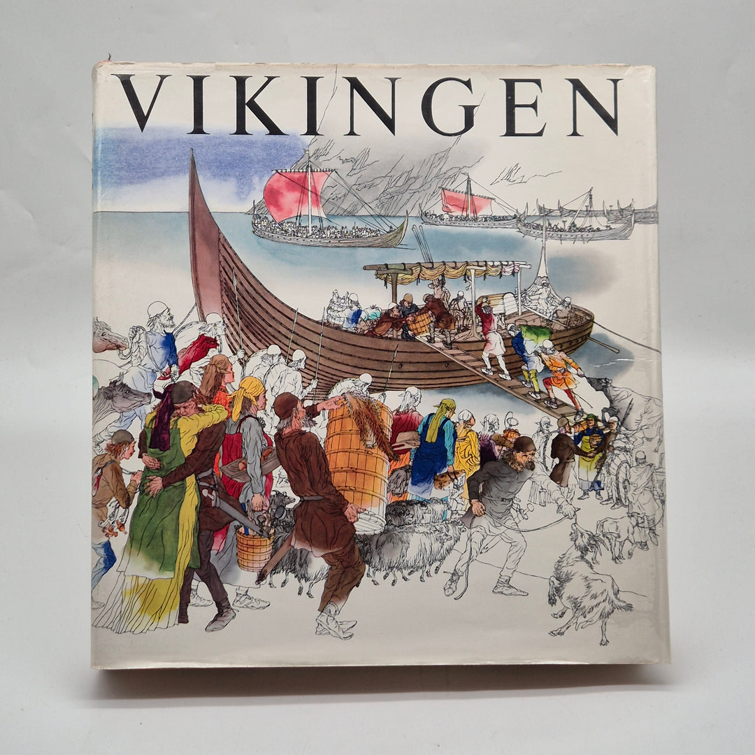 Retro faktabok Vikingen illustrerad Bra Böcker AB