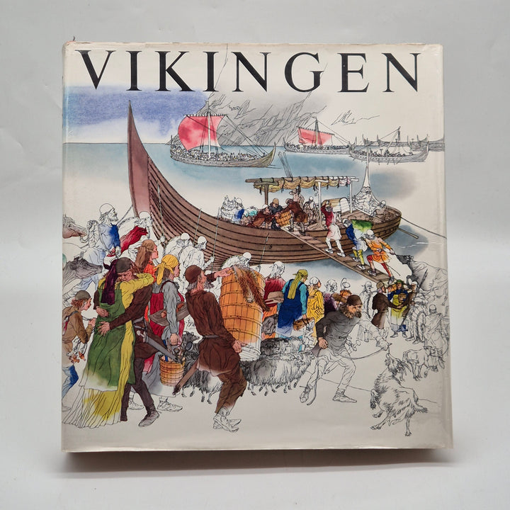 Retro faktabok Vikingen illustrerad Bra Böcker AB