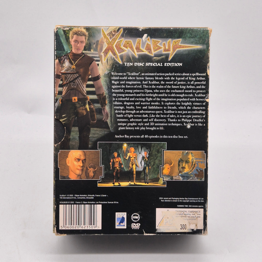 Xcalibur DVD box retro Anchor Bay komplett