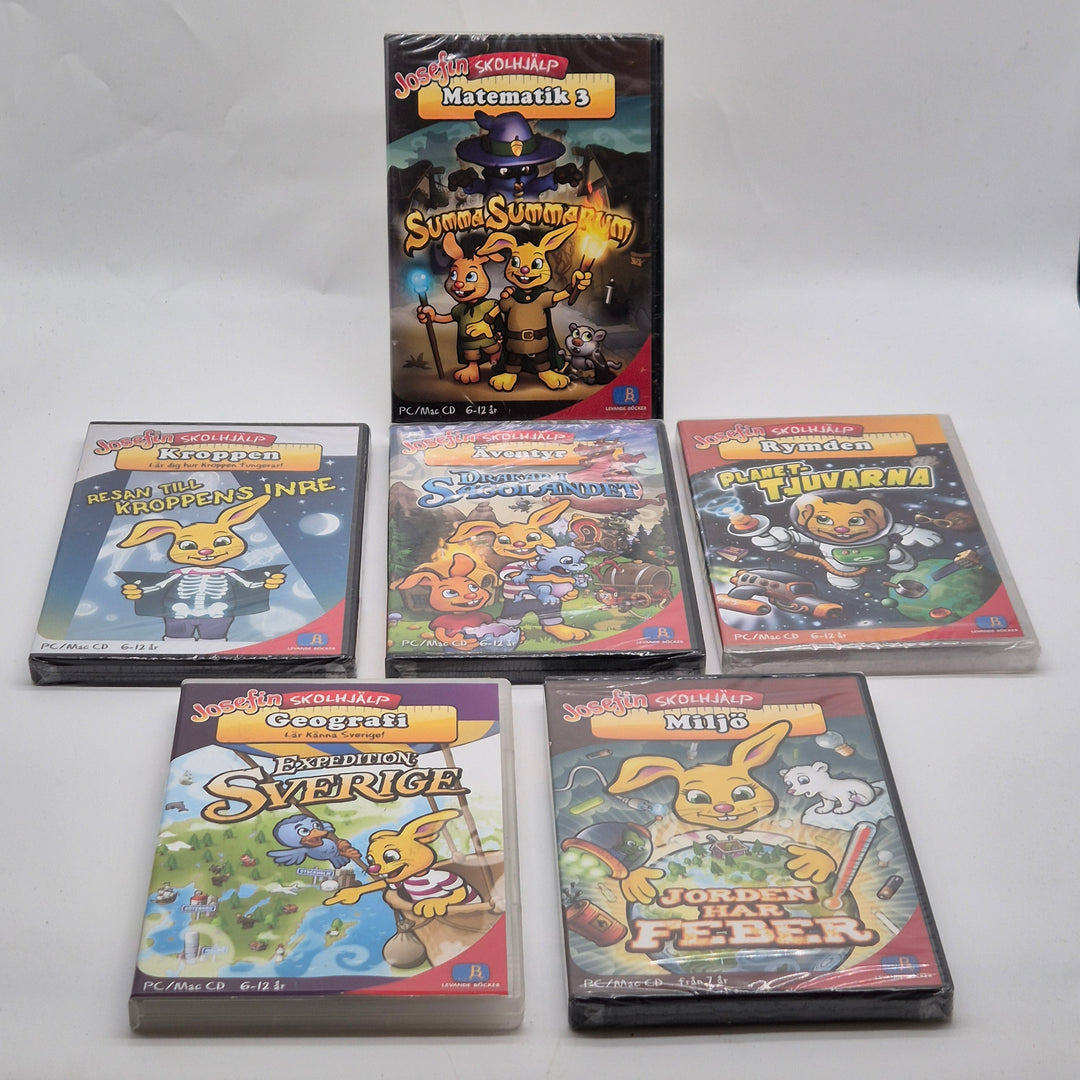 Retro Josefins Skolhjälp lärospel PC Mac