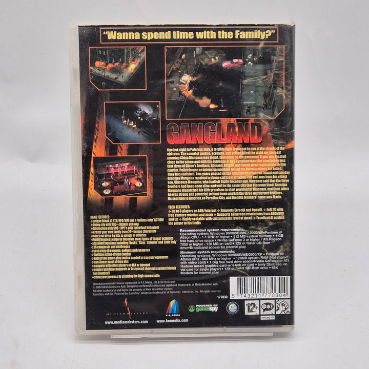 Gangland retro PC CD-ROM actionstrategispel