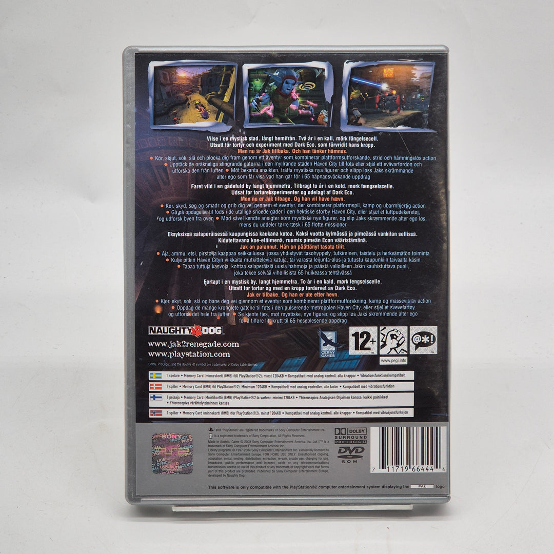 Jak II Renegade Platinum retro PS2 spel