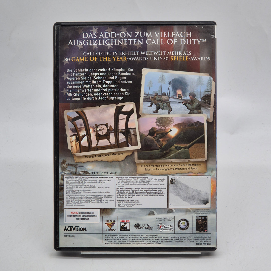 Call of Duty United Offensive PC CD retro