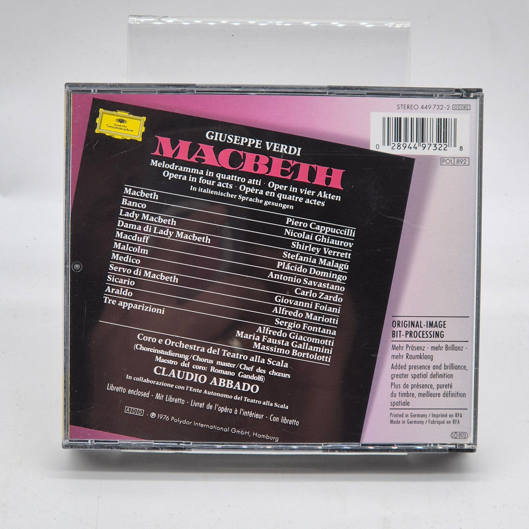 Verdi Macbeth CD retro Deutsche Grammophon