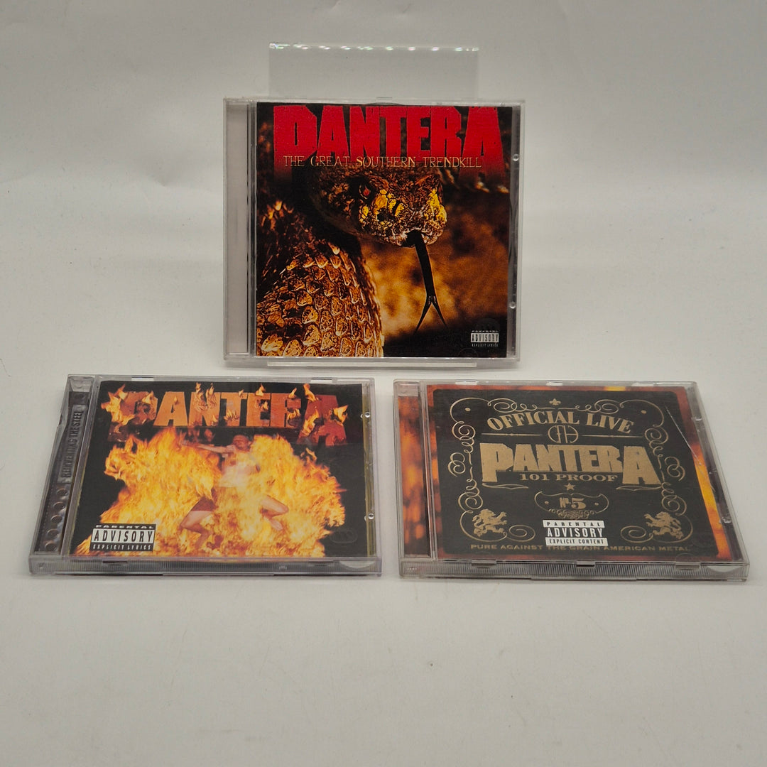 Pantera klassiskt retro metalpaket tre CD-skivor