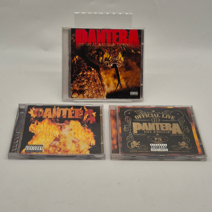 Pantera klassiskt retro metalpaket tre CD-skivor