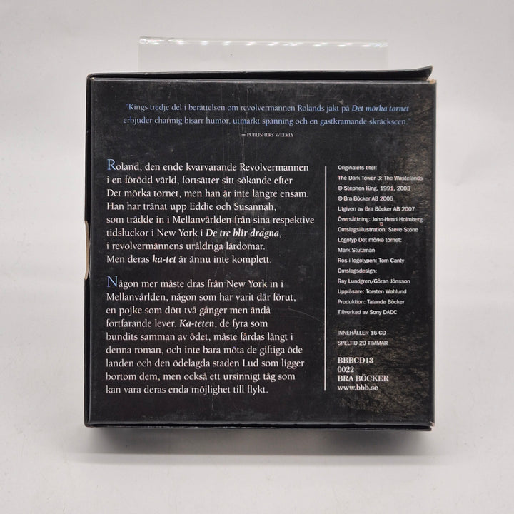 Stephen King De öde landen ljudbok CD-box