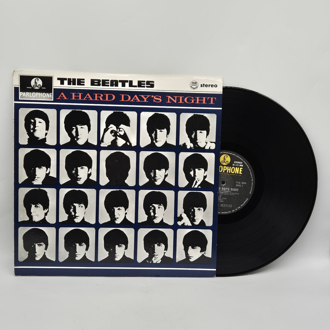 The Beatles A Hard Days Night vinyl LP retro