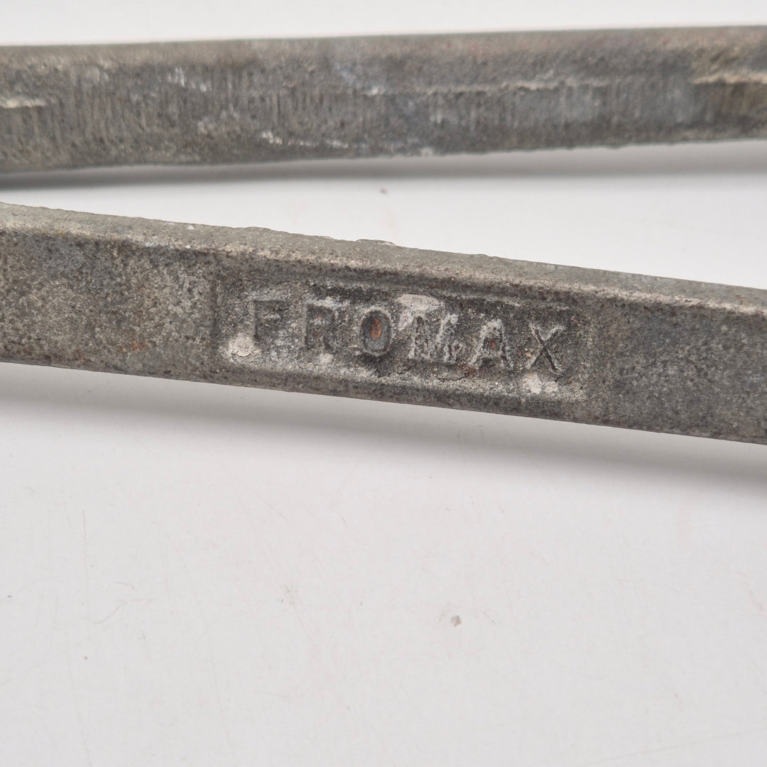 Retro ROMAX Sweden rörbockare metall blå