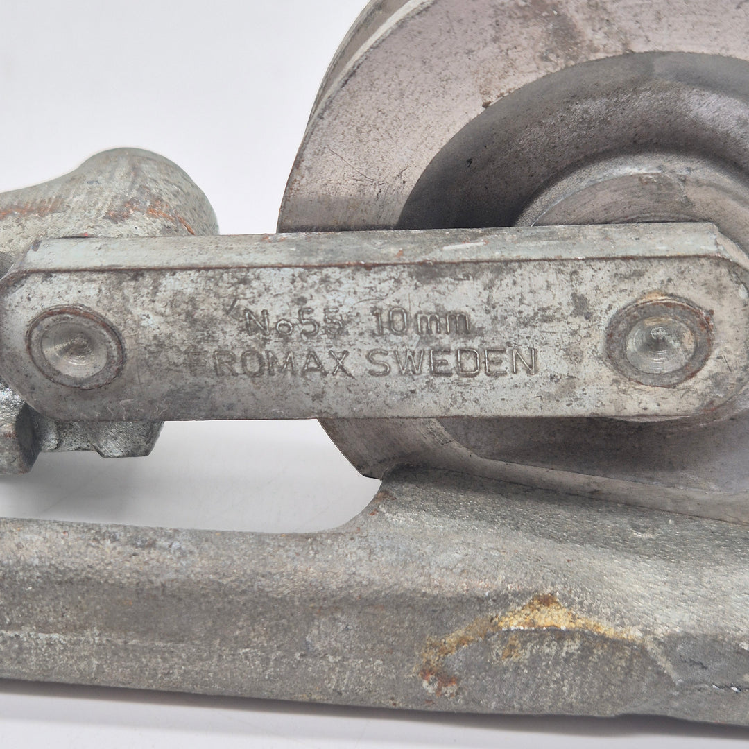 Retro ROMAX Sweden rörbockare metall blå