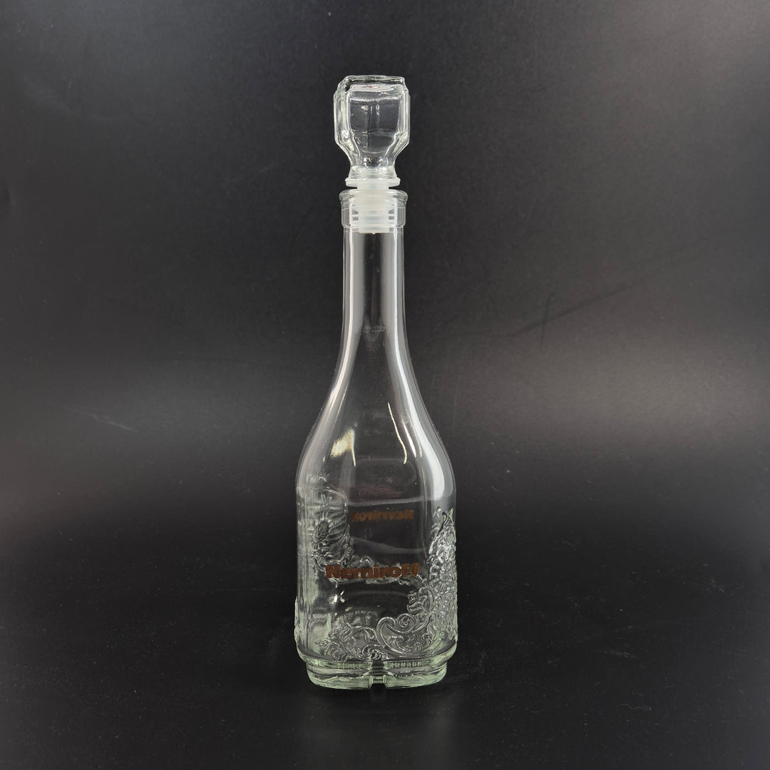 Vintage Hermineoff Karaff med Propp – Dekorativ Glasflaska