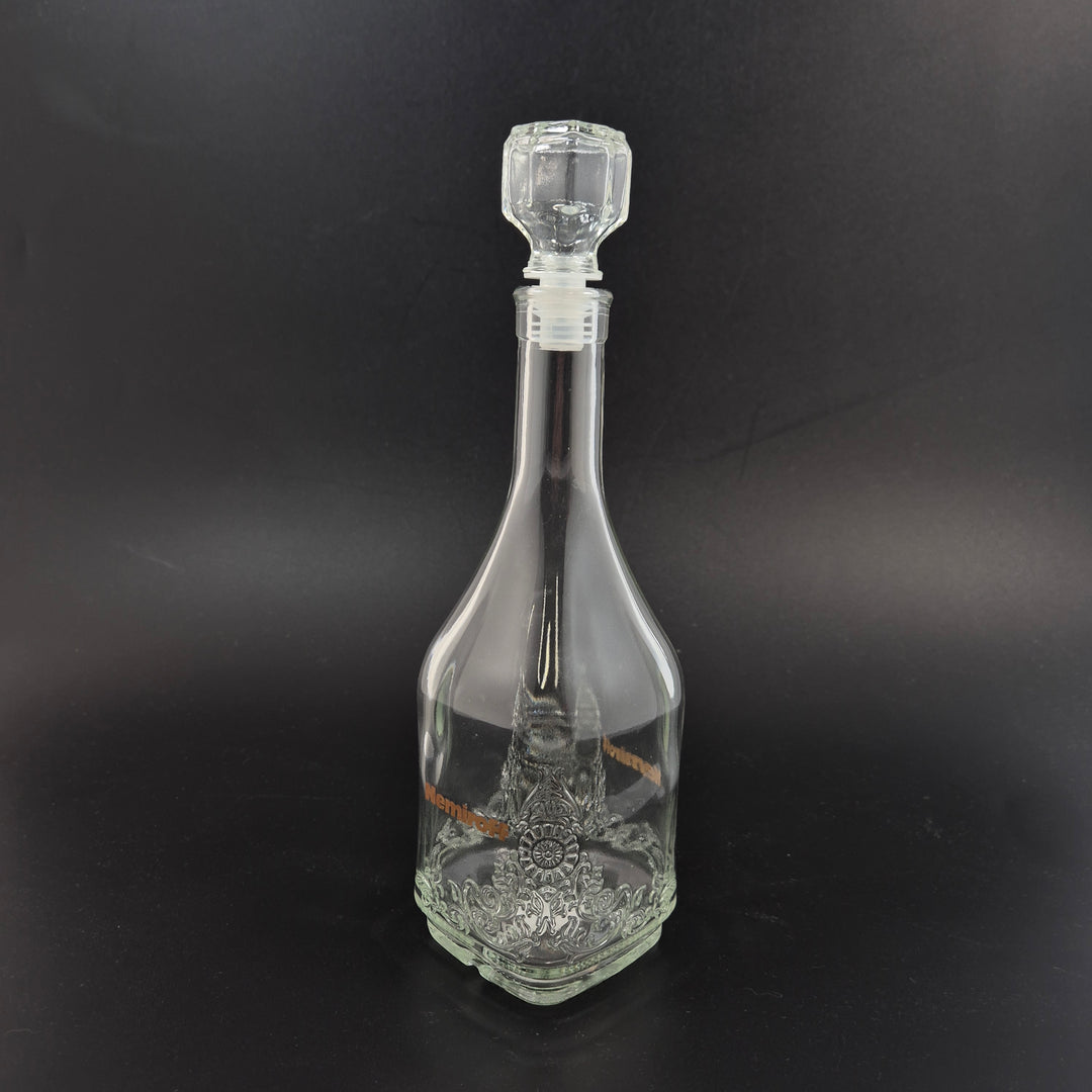 Vintage Hermineoff Karaff med Propp – Dekorativ Glasflaska