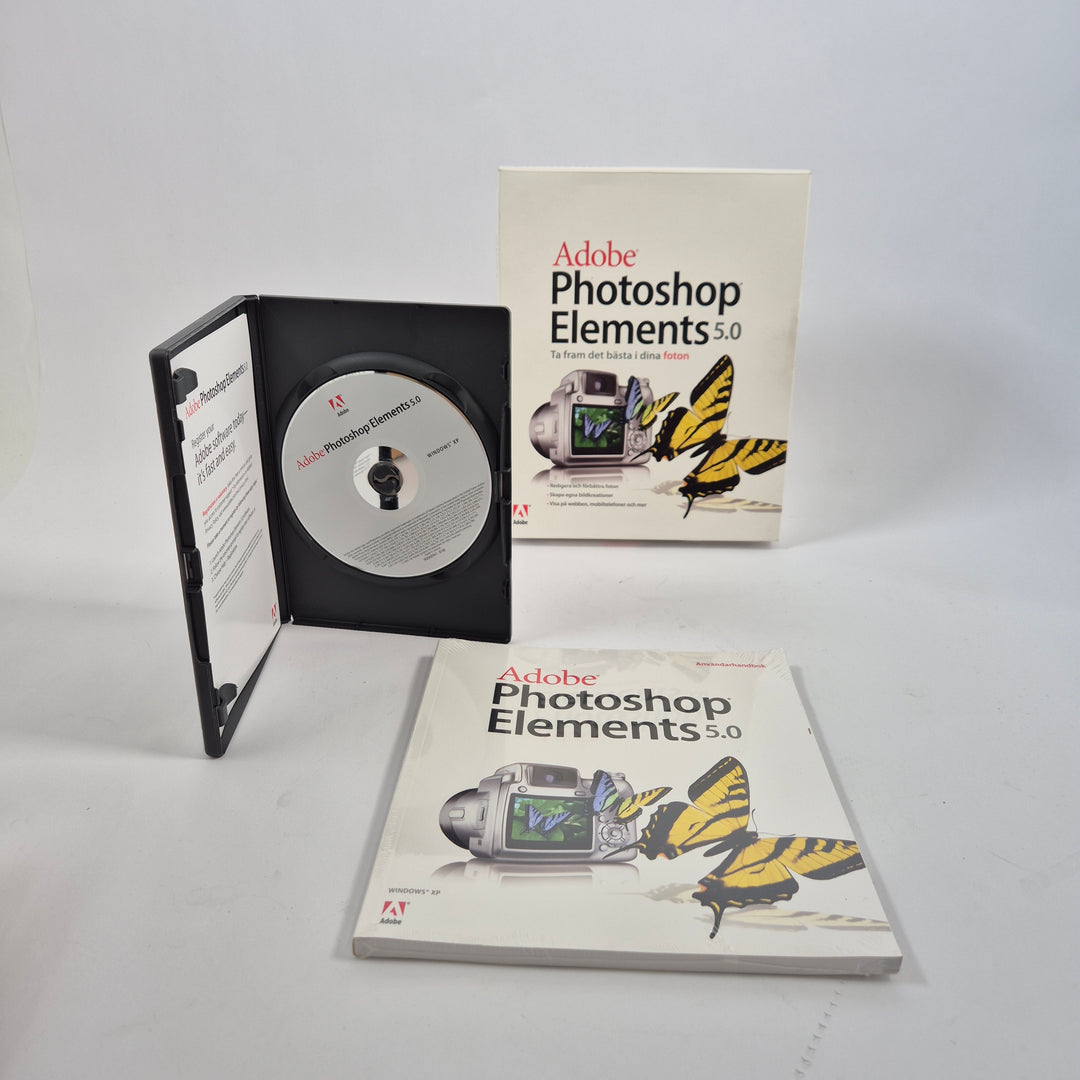 Adobe Photoshop Elements 5 retro boxad programvara