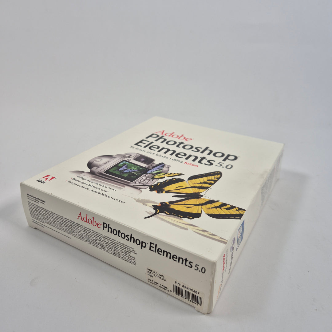 Adobe Photoshop Elements 5 retro boxad programvara