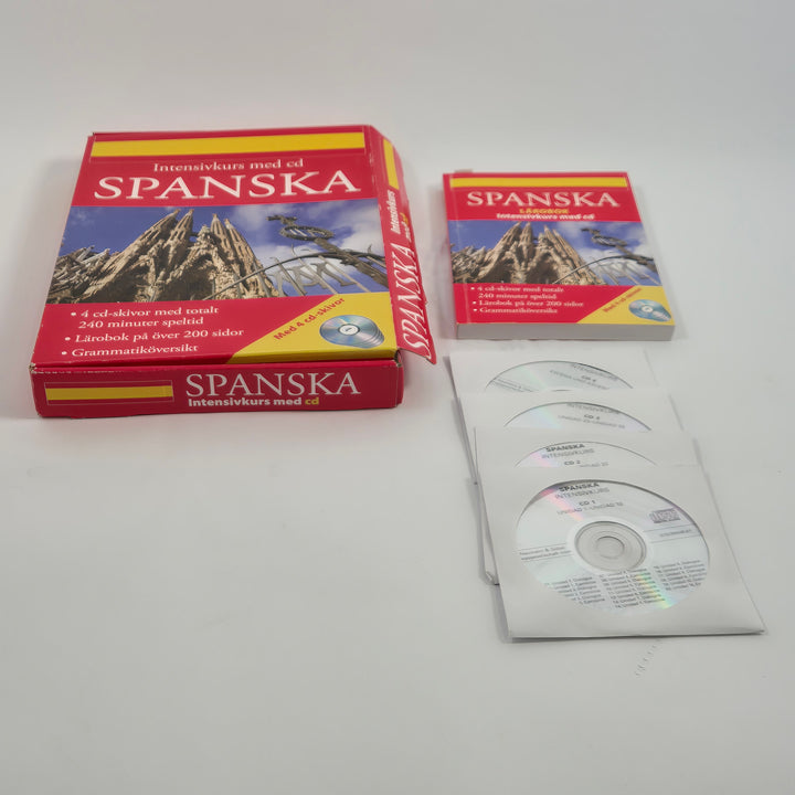 Spanska intensivkurs bok och cd begagnad