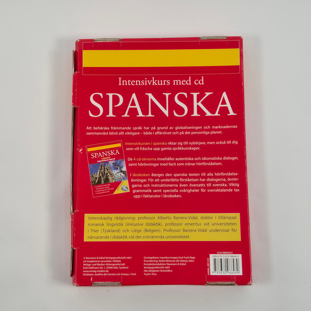 Spanska intensivkurs bok och cd begagnad