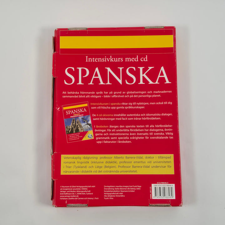 Spanska intensivkurs bok och cd begagnad