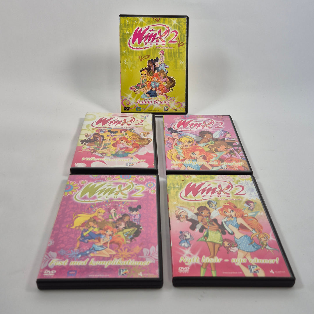 Winx Club 2 DVD samling fem filmer