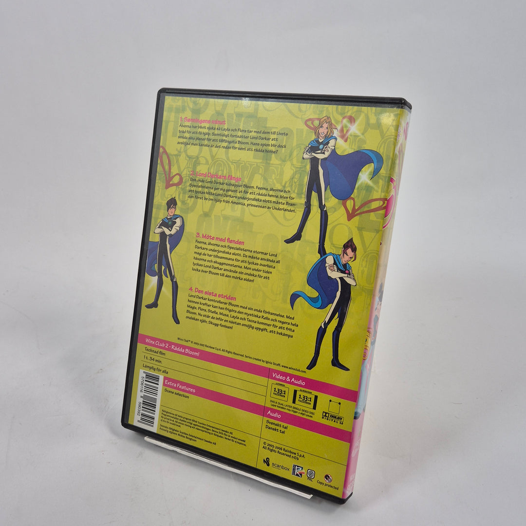 Winx Club 2 DVD samling fem filmer