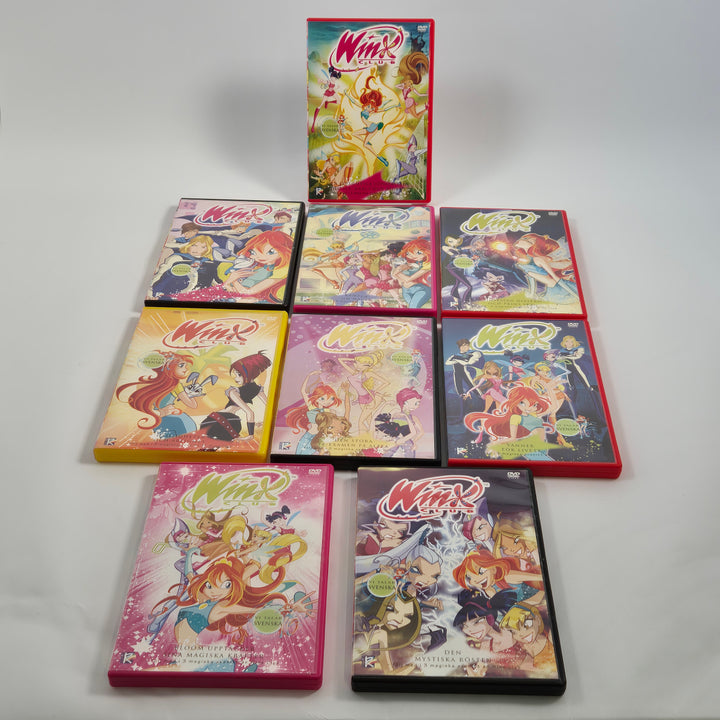 Winx Club färgglad DVD samlingsbox begagnad