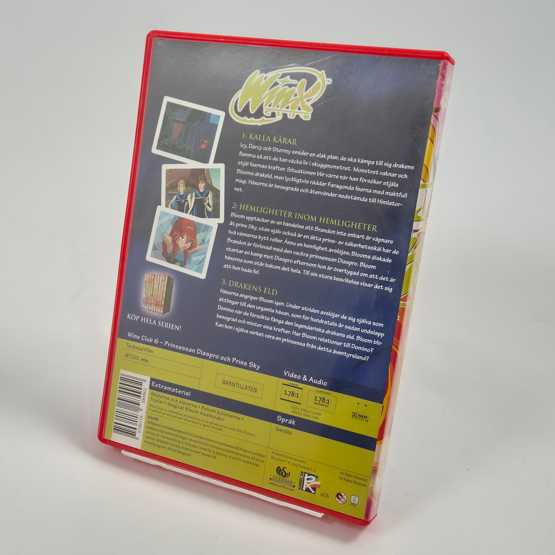 Winx Club färgglad DVD samlingsbox begagnad