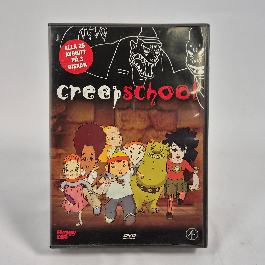 Creepschool hela serien DVD box begagnad