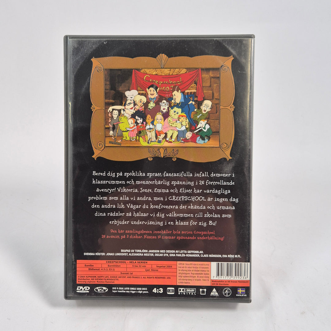 Creepschool hela serien DVD box begagnad