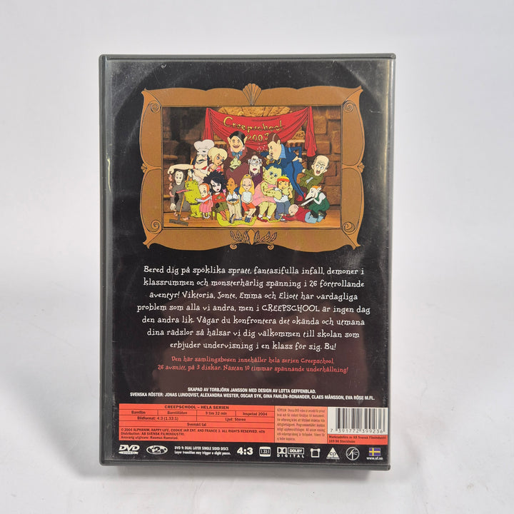 Creepschool hela serien DVD box begagnad