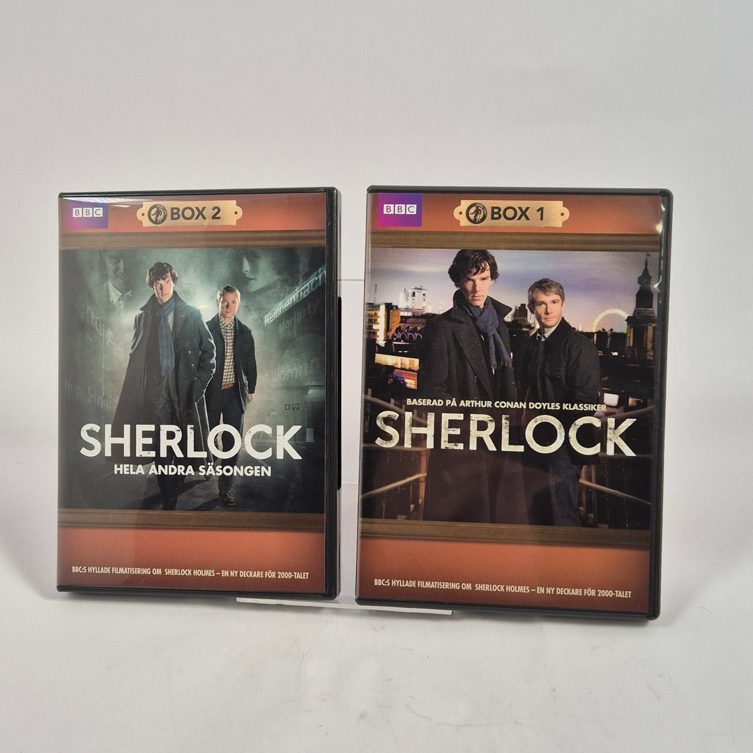 Sherlock BBC DVD boxar säsong 1–2