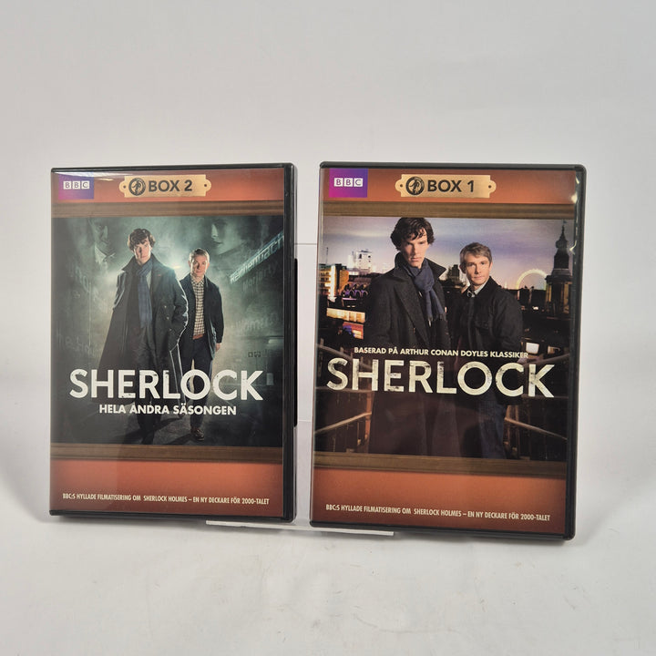 Sherlock BBC DVD boxar säsong 1–2