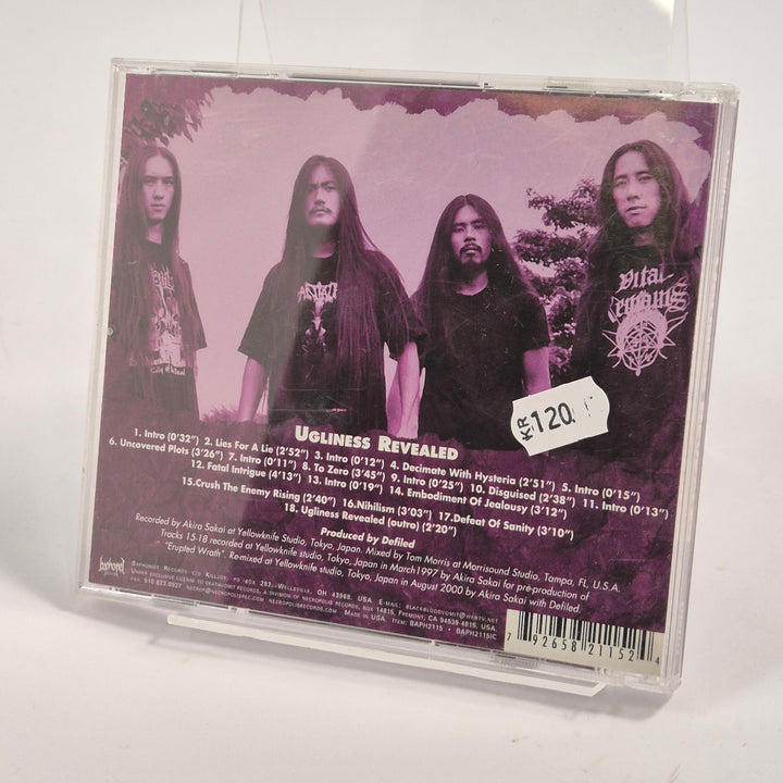 Defiled Ugliness Revealed CD retro death metal