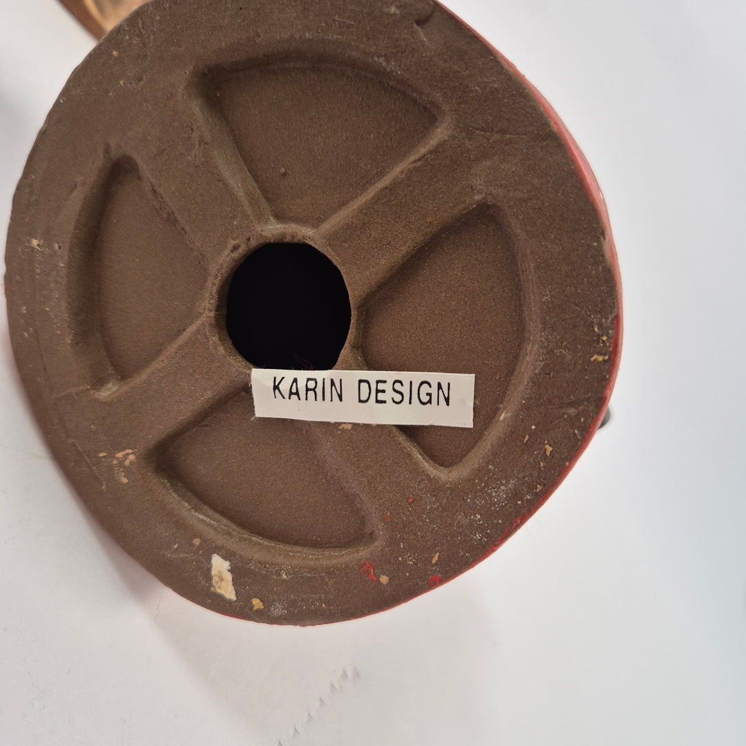 Karin Design tomtepar keramik julprydnad röd