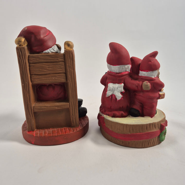 Karin Design tomtepar keramik julprydnad röd