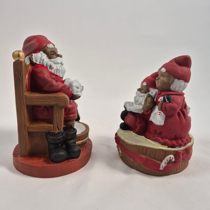 Karin Design tomtepar keramik julprydnad röd