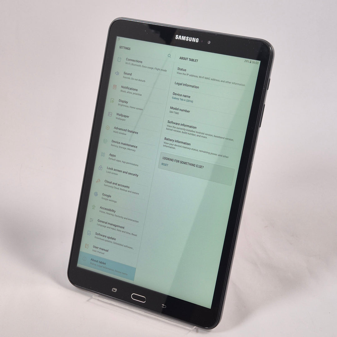 Samsung Galaxy Tab A svart 10 tum