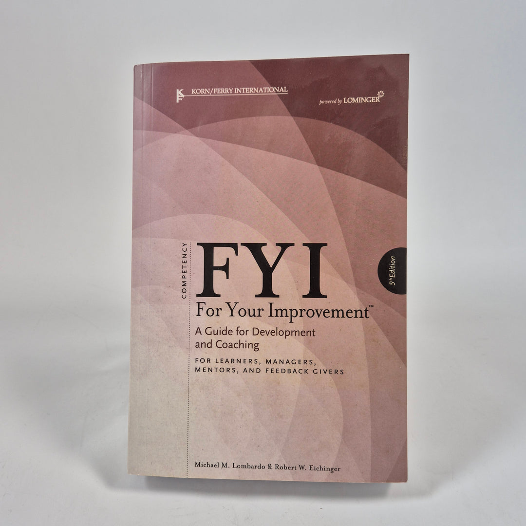 FYI For Your Improvement ledarskapsbok engelska