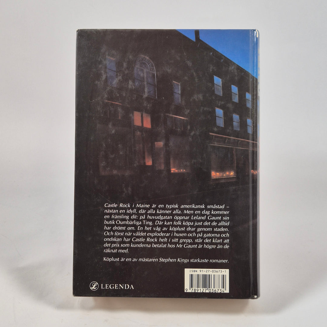 Stephen King Köplust inbunden skräckroman vintage