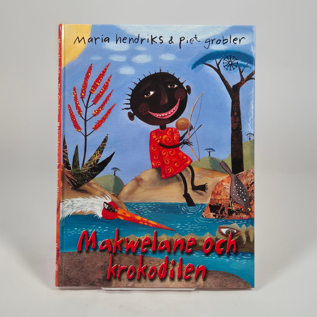 Makwelane och krokodilen färgstark bilderbok inbunden