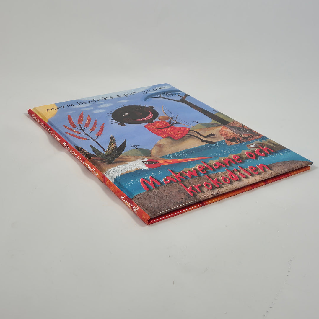 Makwelane och krokodilen färgstark bilderbok inbunden