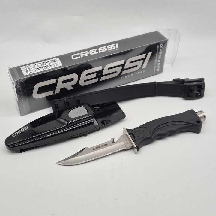 Cressi dykarkniv med fodral och rem