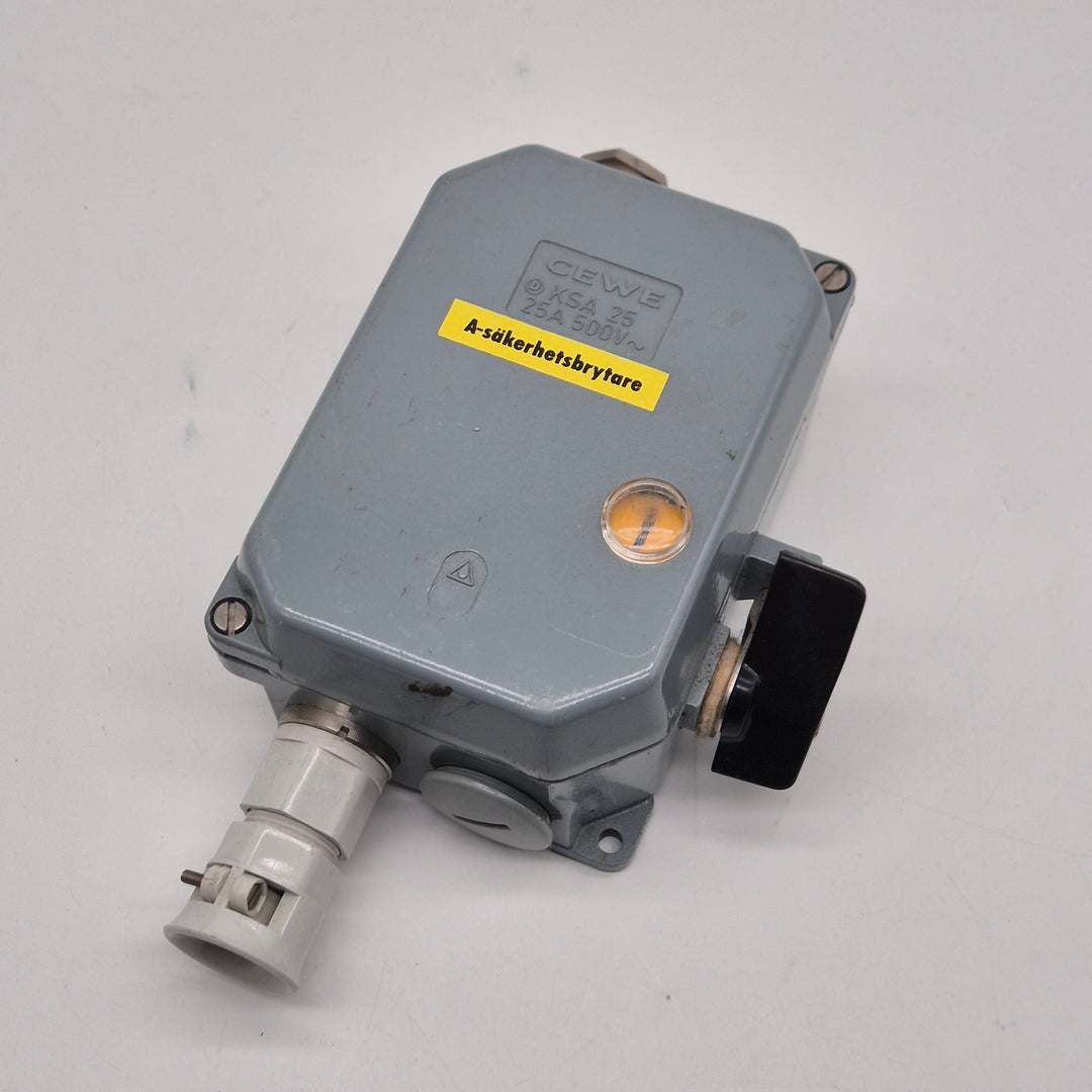 Retro CEWE KSA 25 säkerhetsbrytare metall